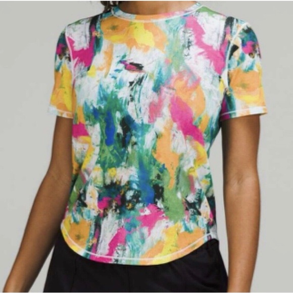 Lululemon High Neck Run And Train T - Picture 2 of 5